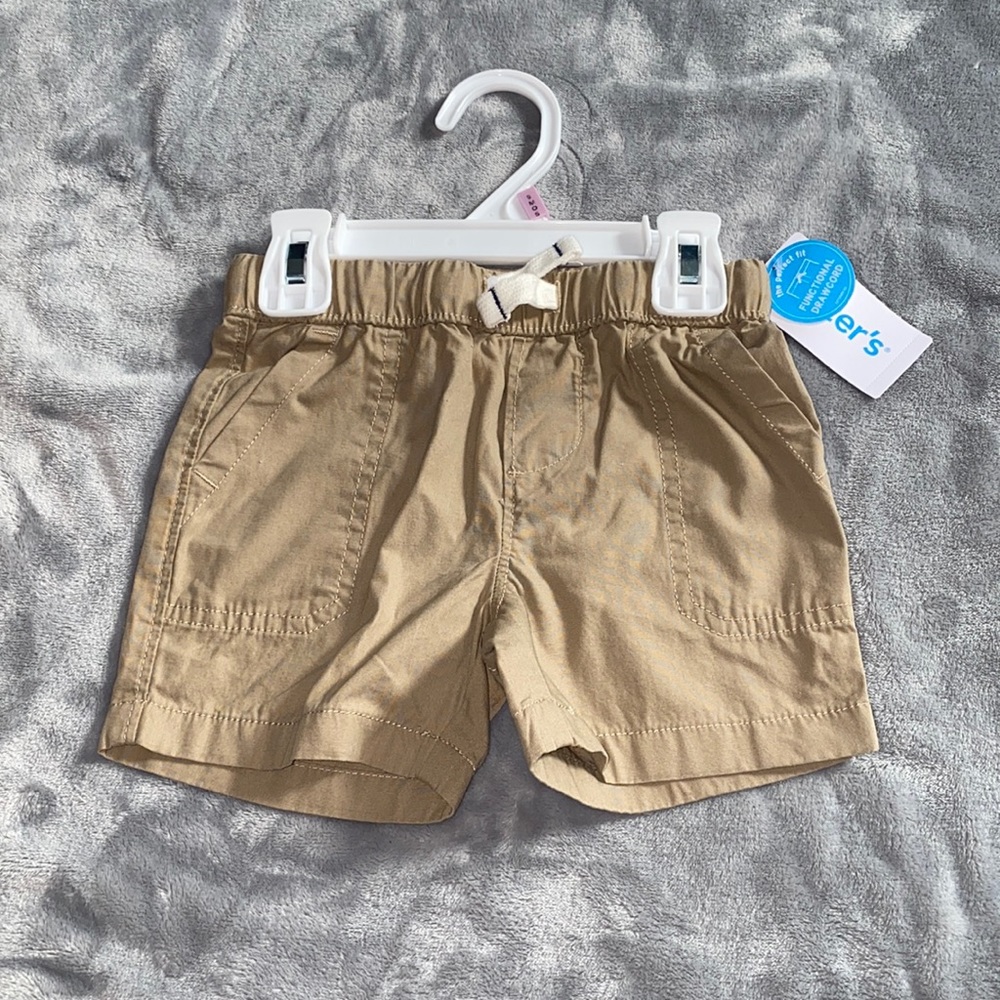 Carters Khaki Baby Shorts